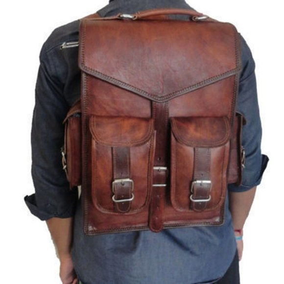 FineGoods Leather Other - FineGoods Men's Backpack & Messenger Bag